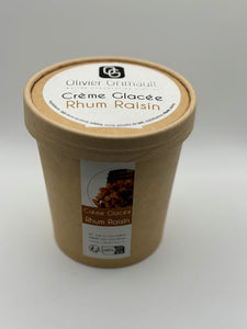 Crème Glacée Rhum Raisin