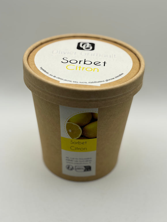 Sorbet citron jaune
